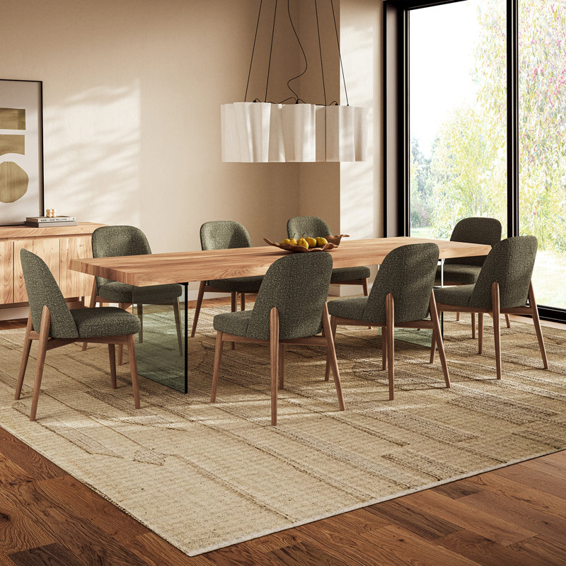 Tonia Upholstered Dining Chair, Grey Mix/Ebano