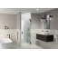 Albedo 29.75 in. x 78 in. Fully Frameless Hinge Shower Door-1712083227