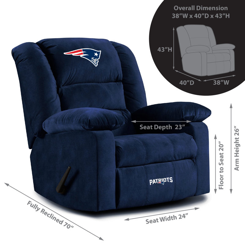 Licensed NFL Playoff Recliner, New England Patriots