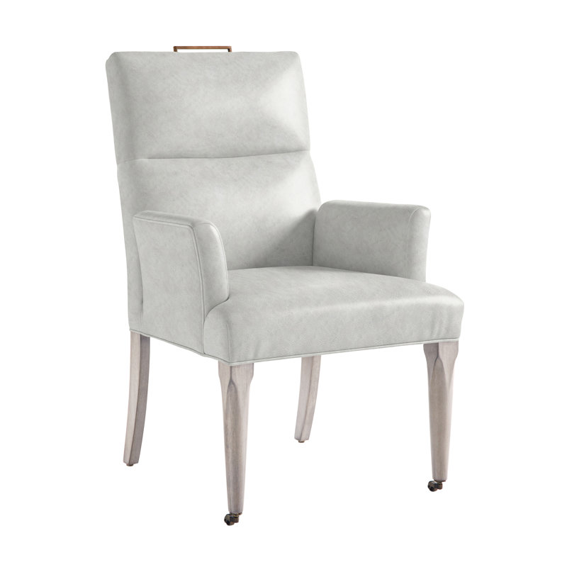 Brattle Road By Thom Filicia Arm Chair, Dove Gray, Tommy Snow