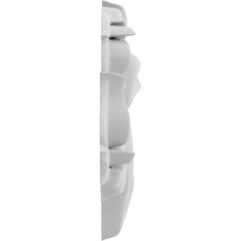Rosettes de qualité supérieure, H 1,5 po x l 2 po x P 0,25 po, Gauche
