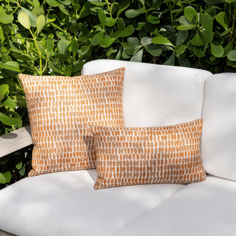 Thumbprint Sunbrella® Indoor/Outdoor Pillow Cover & Insert by Elaine Smith, 20"H X 20"W