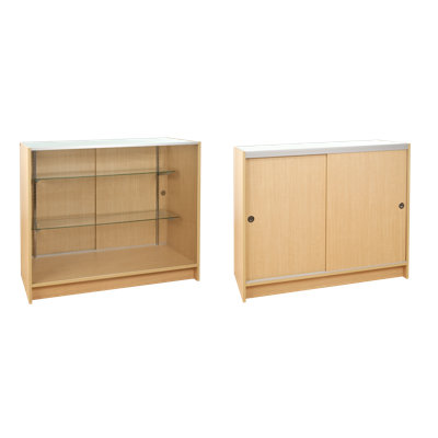 Vitrine à vision complète érable