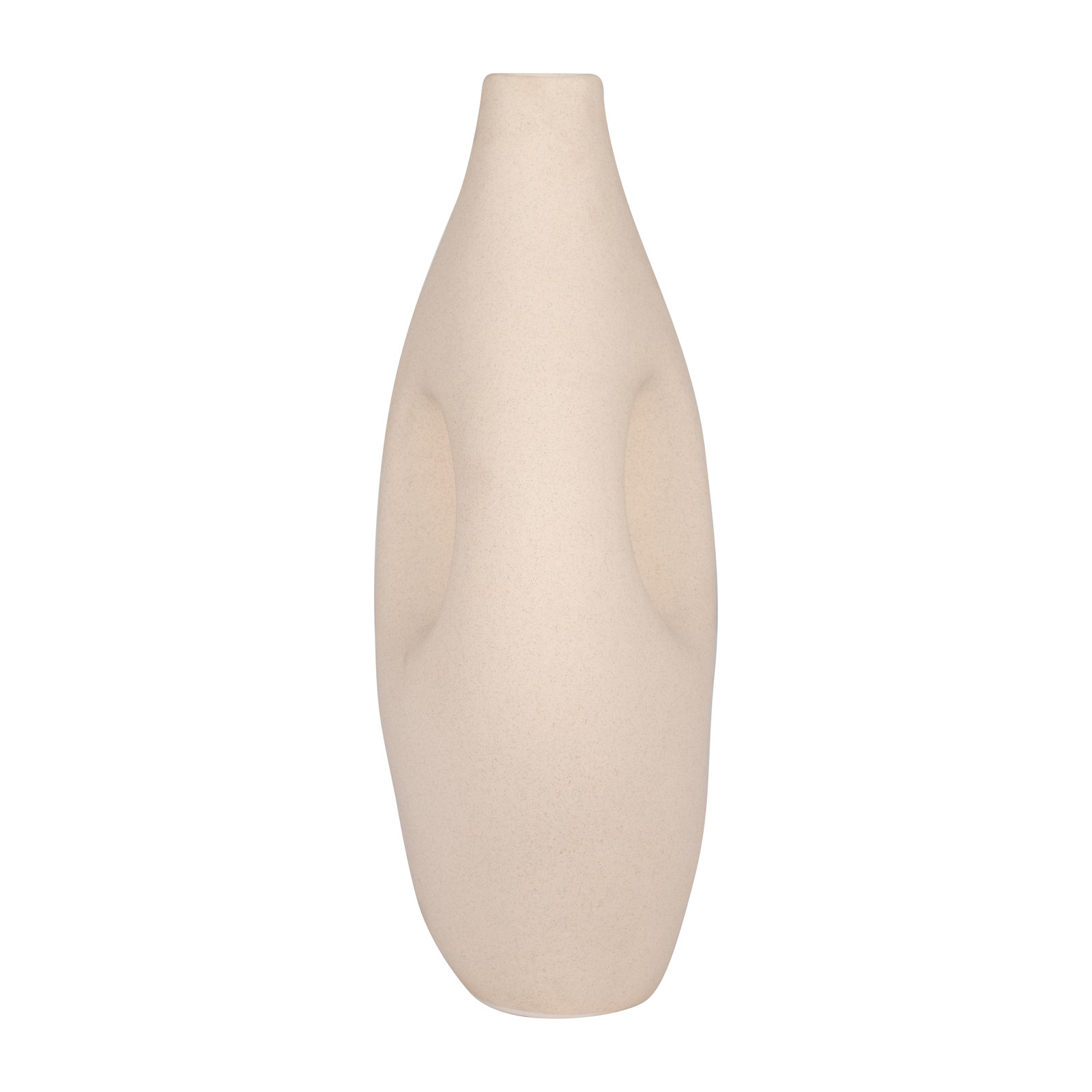 Wilma 12'' Handmade Stoneware Table Vase, 12" H x 7" W x 4" D