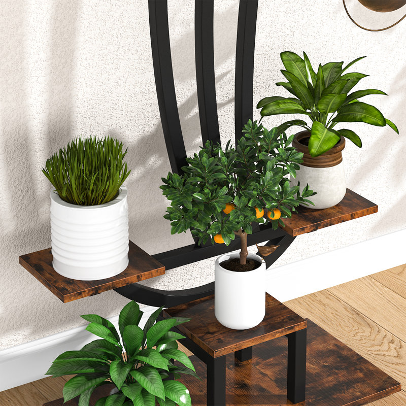 Free Form Multi-Tiered Plant Stand