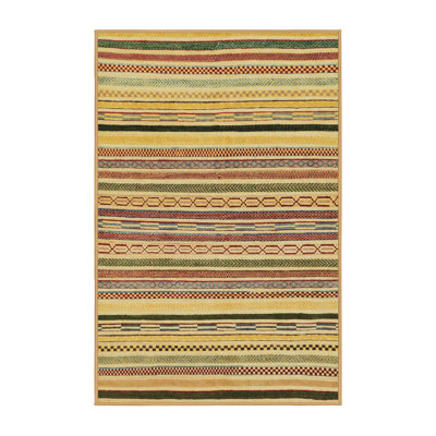 Tapis décoratif multicolore à motif abstrait