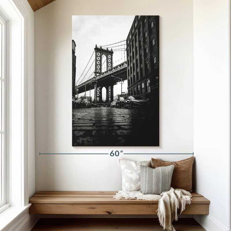 Aime Brooklyn Bridge Street View, H 51 po x l 34 po
