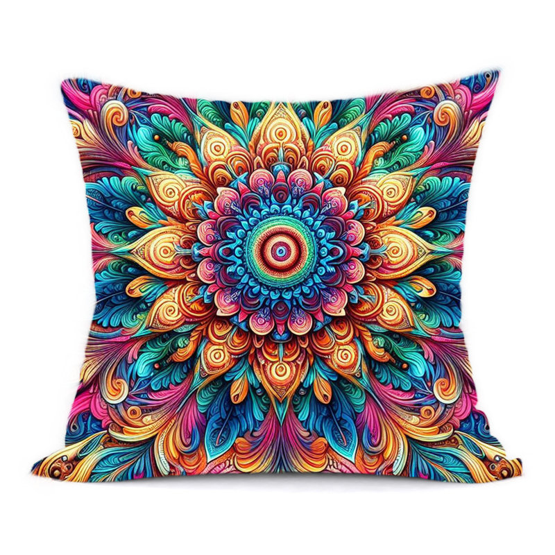 Hiltop Newport Abstract Reversible Throw Pillow