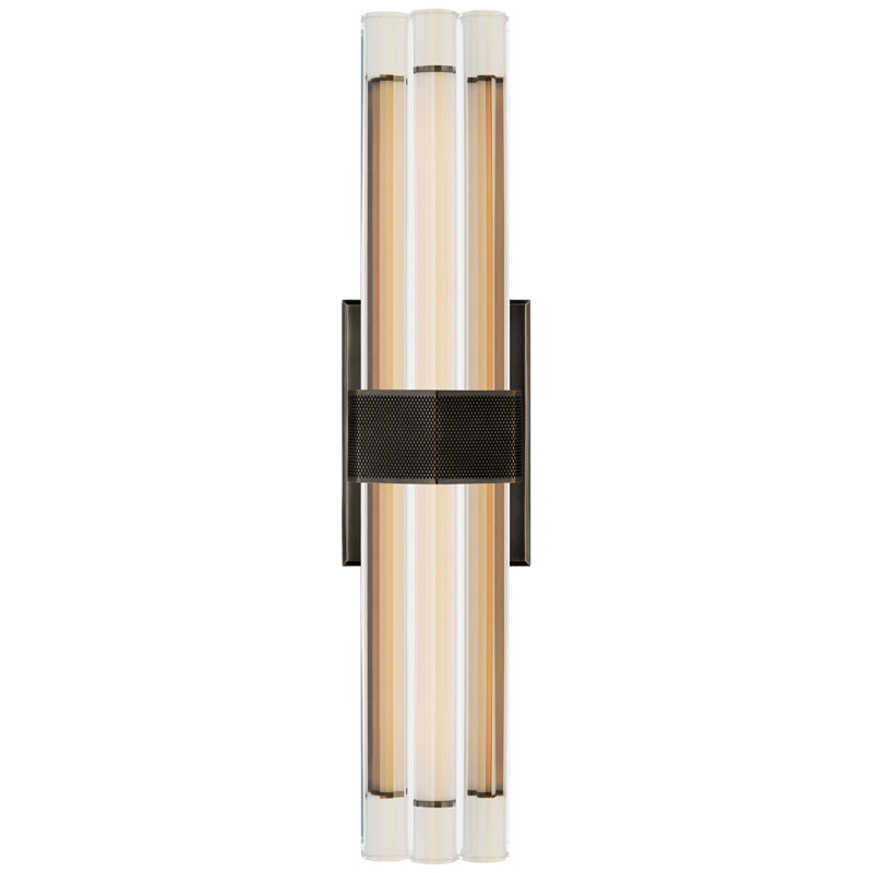 Fascio 1 - Light LED Armed Sconce, Bronze