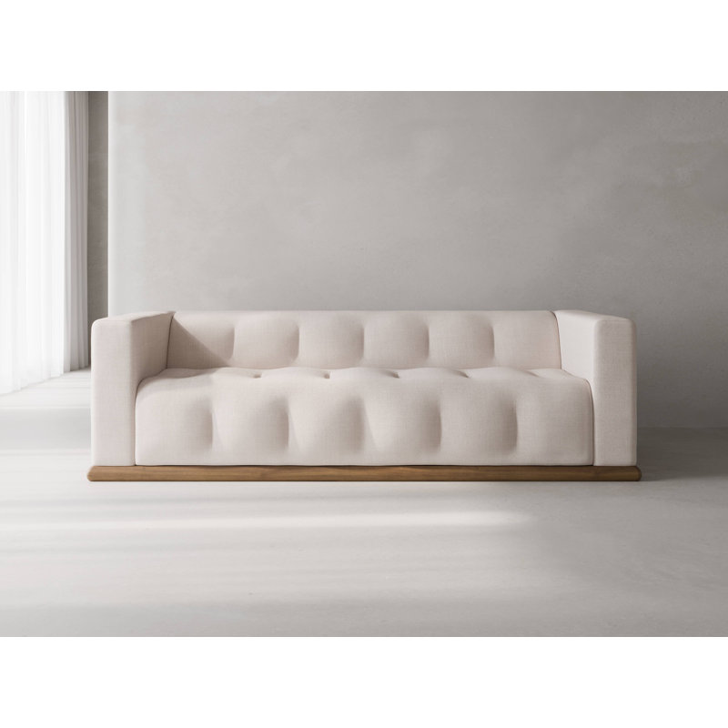 Bradley Sofa, Nevis Ivory, 3, 29" H x 84" W x 38" D