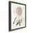 Papier, cadre noyer