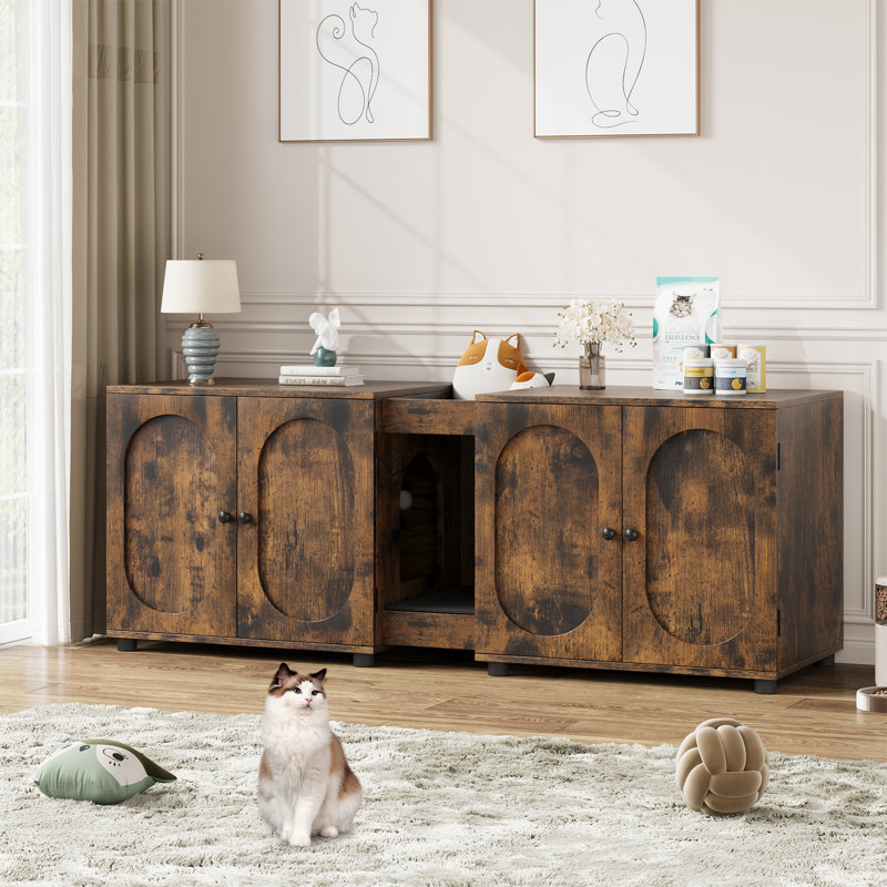 Wood Litter Box
