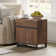 Aadam 2 Piece Modern End Table With 1 Drawer & 1 Storage Cabinet