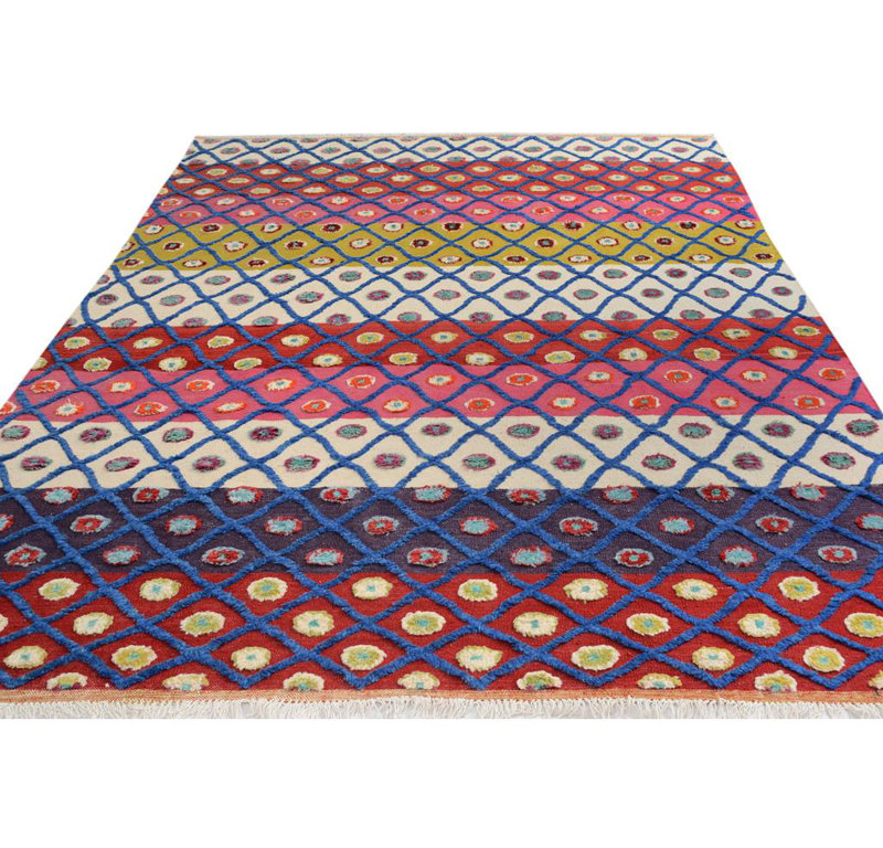 Sinclair Wool Geometric Rug
