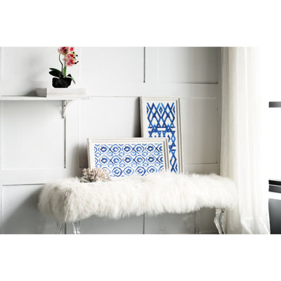 2 pièces de décorations murales suspendues bleues et blanches modernes, décoratives, 12,6 x 1,4 x 24,4, spectaculaire pour, 95% bois de sapin, 5% art décoratif en papier, 12,6 x 1,4 x 24,4 pouces, abat-jour éclatant pour cuisine et plage