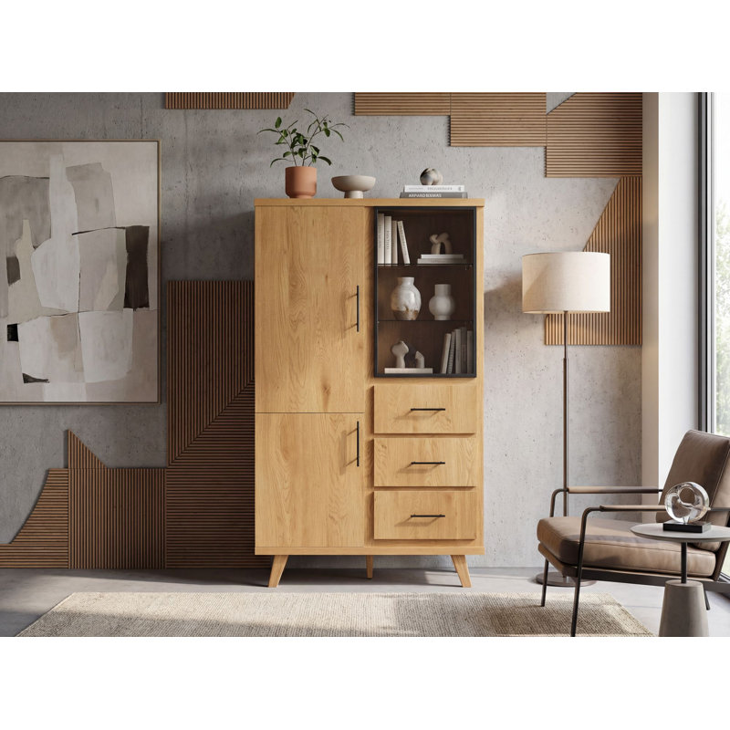 100 cm W Glass Sideboard