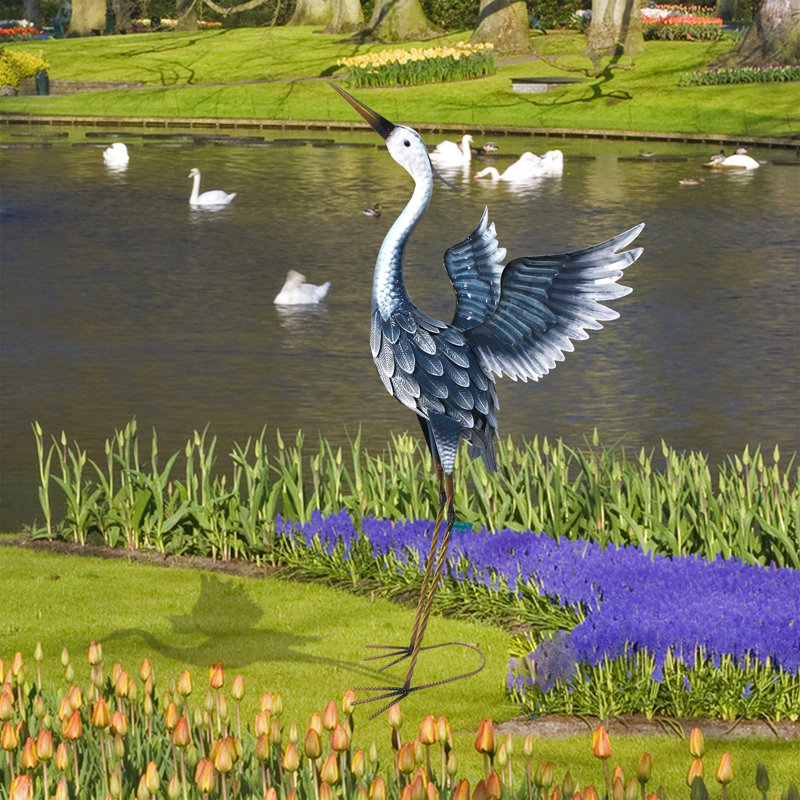 Oppelt Bird Metal Garden Statue