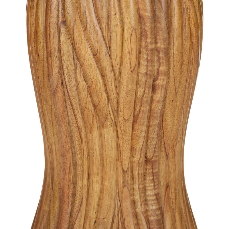 Tassel Marble End Table, 30.5" H x 32" W x 32" D