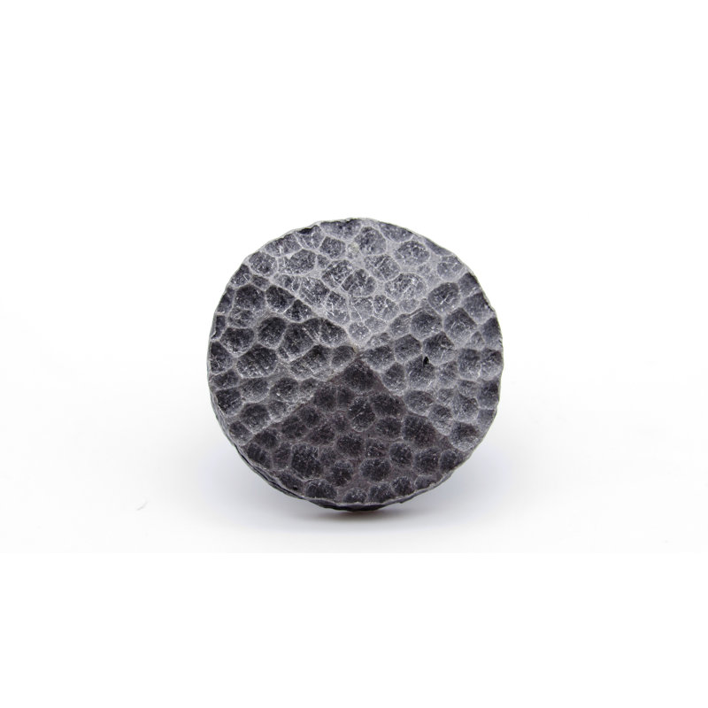 Round Clavo, 1.25" H x 1.25" W x 1.125" D, Brass Ox