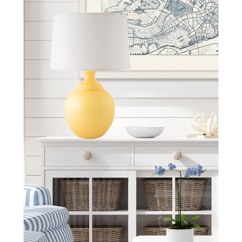 Lampe de table 27 po Erma, Paille brillant
