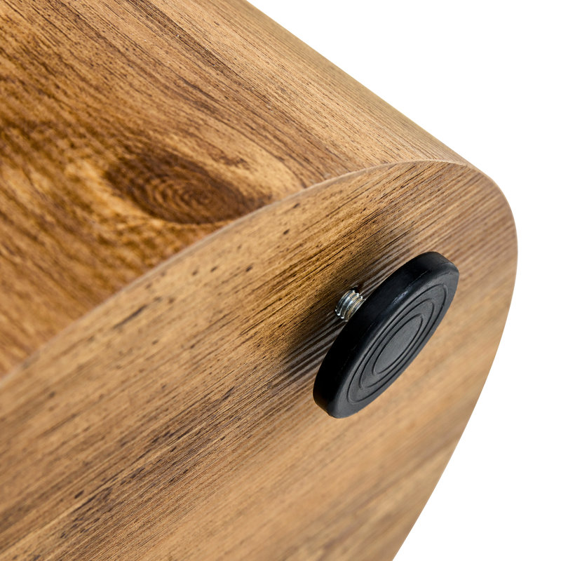Table cylindrique avec un design délicat - 15,88 po de tous les côtés, 15,49 lb répond aux besoins de café, de salle à manger, de travail, d'écriture