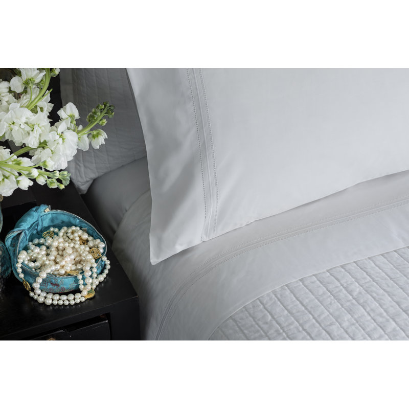 Bella Percale - Set of 2, King, White