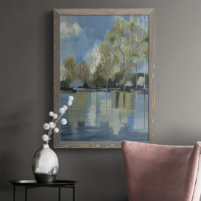 " Enchanted Forest I ", 37.5" H x 27.5" W x 1" D, Gray