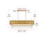 Lustre rectangulaire Lenora -373823507