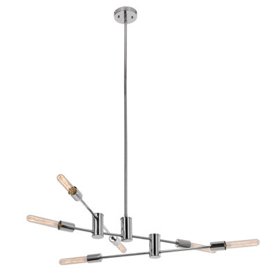 Lustre spoutnik moderne à 6 lumières Gabor