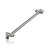 Rain Shower Head With Shower Arm  (10 Inch Square)
