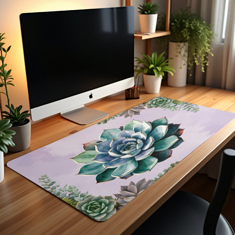 Polyester Desk Pad, 14.4x12.1