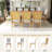 9-Piece Extendable Wood Top Dining Table Set-1936572856