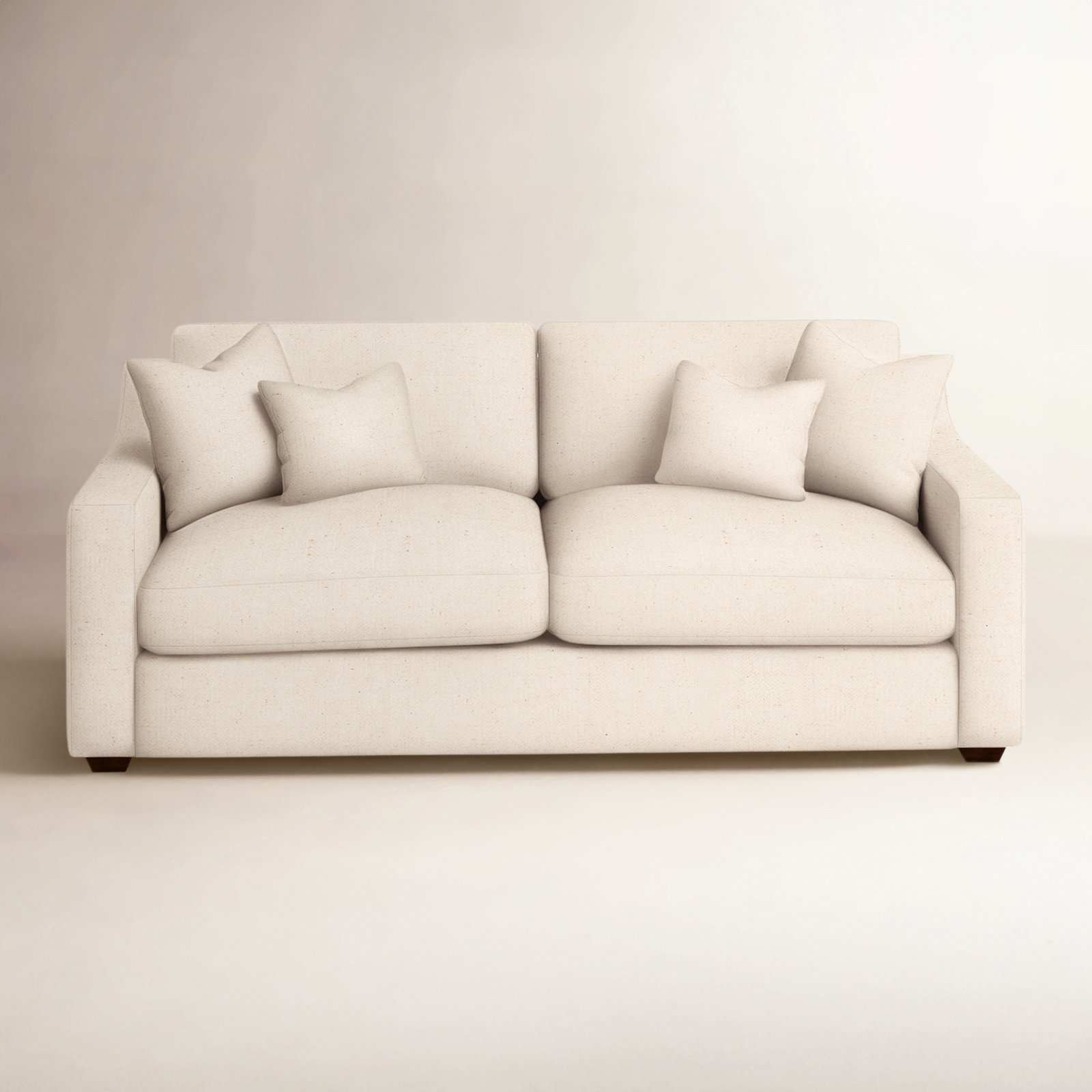 Rhodes 94.5'' Upholstered Sofa, Bayou Natural Canvas