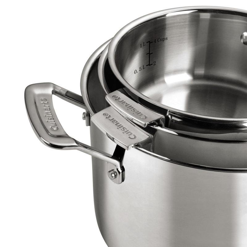 Batterie de cuisine en acier inoxydable 11 pièces Cuisinart
