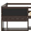 Low Loft Bed With Rolling Desk, Shelf And Drawers-526155154