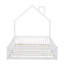 Lit plateforme en bois avec garde-corps, blanc-1455846533