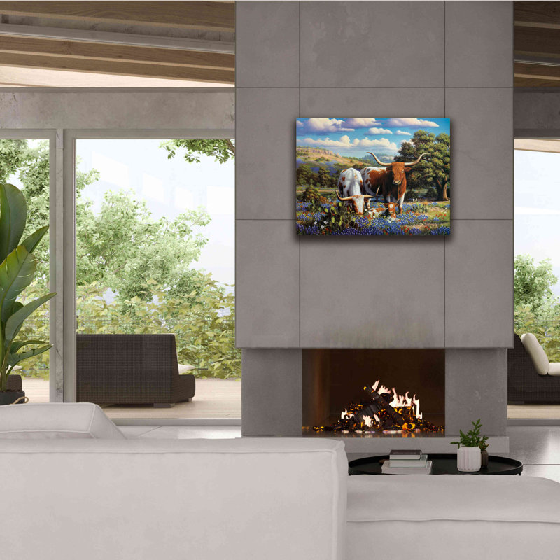 «Living Legends» par R. Hed, art mural sur toile, L 34 po x H 26 po x P 1,5 po