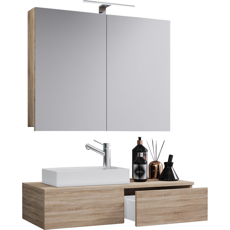 Ravit Bathroom Furniture Suite, Wood
