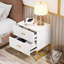 Table de chevet en fer avec 2 tiroirs-61191860-31198633