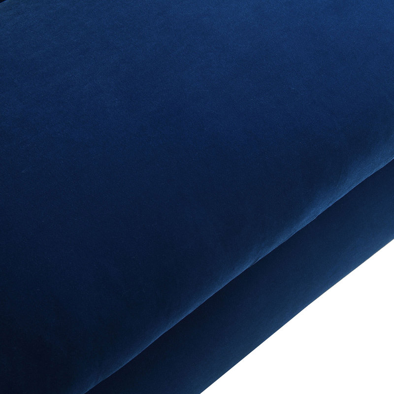 Chaise d'appoint rembourrée Churchton, Bleu royal