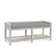 Banc de rangement en osier Glinda