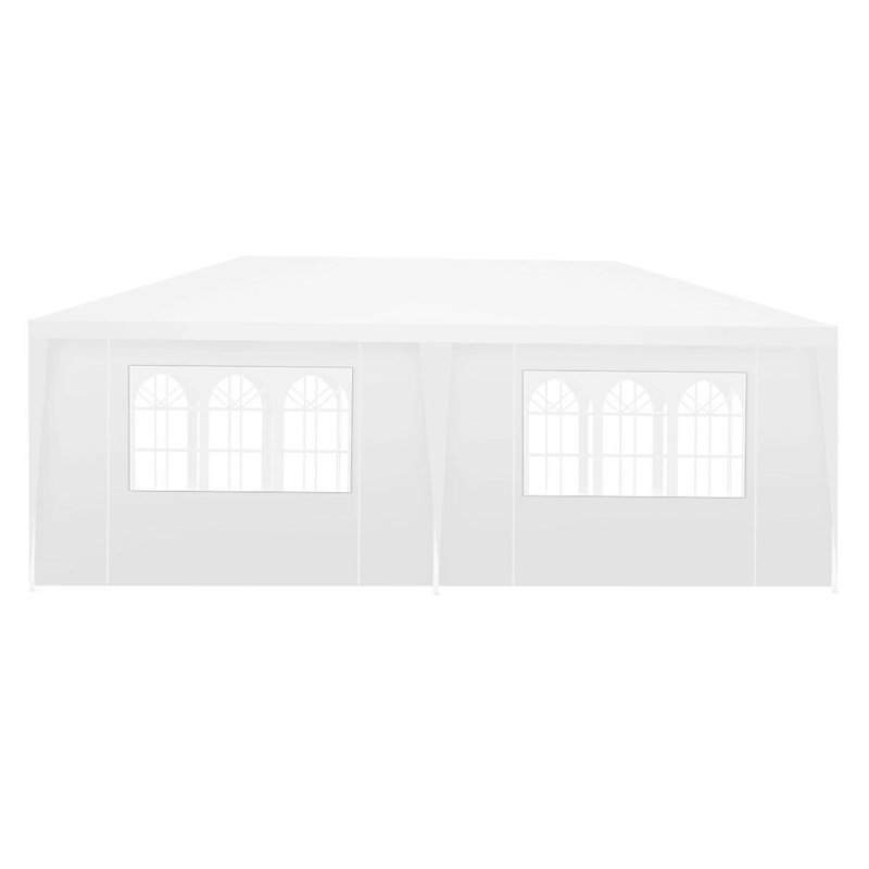 Heavy Duty White Steel Frame Waterproof Canopy Tent