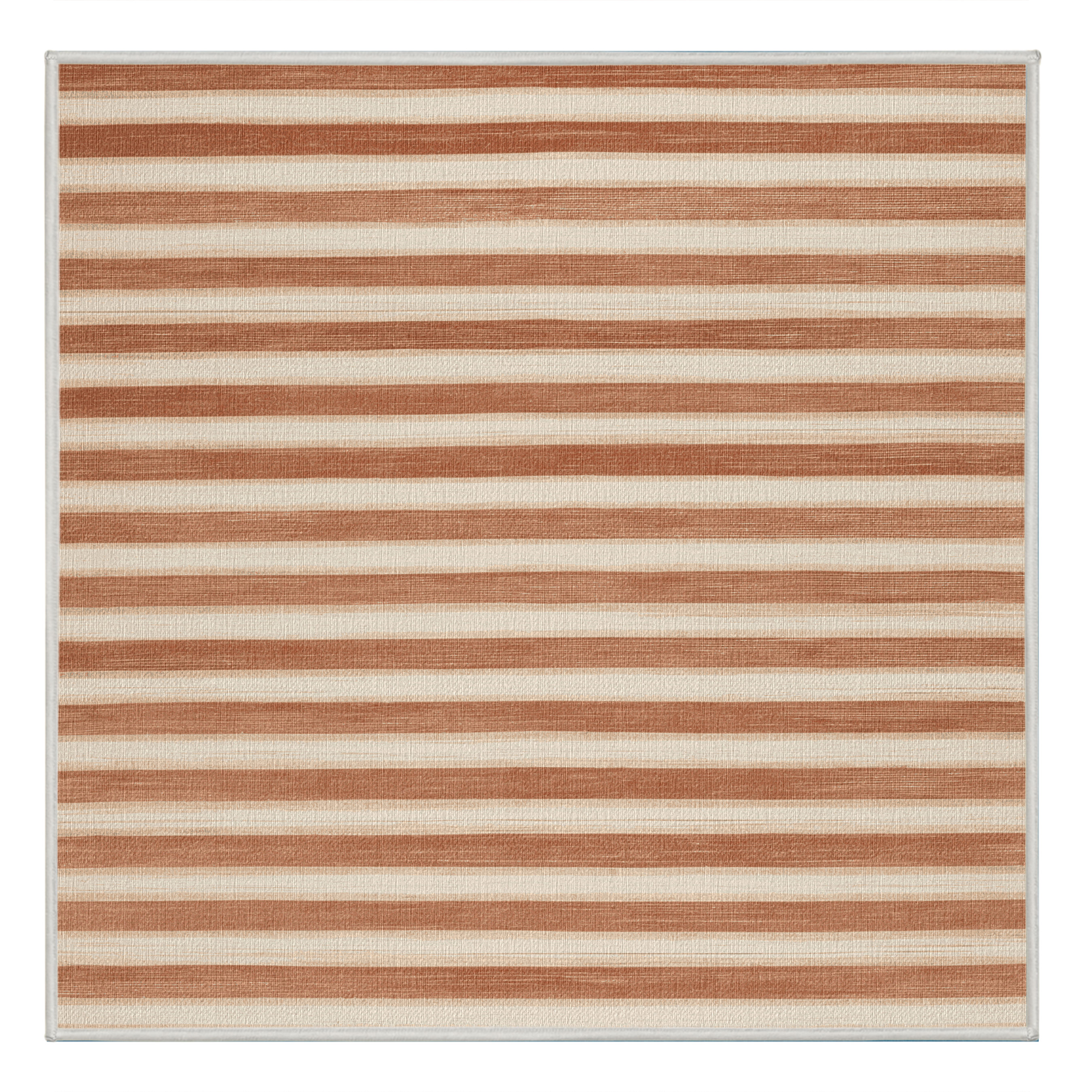 Rosecliff Heights Machine Washable Horizontal Stripes Beige Area Rug ...