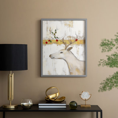 «Christmas Holiday Art DCCLIX», reproduction encadrée - bois massif