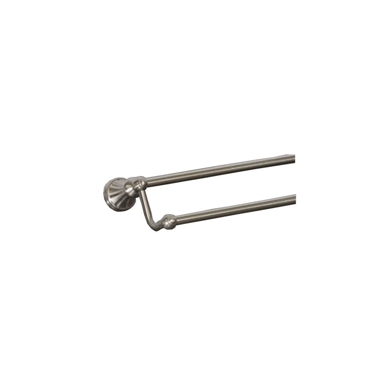 Hudson Bath Double 26 1/4" Wall Mounted  Towel Bar, Brushed Satin Nickel
