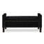 Banc de rangement rembourré capitonné avec accoudoirs-61185534