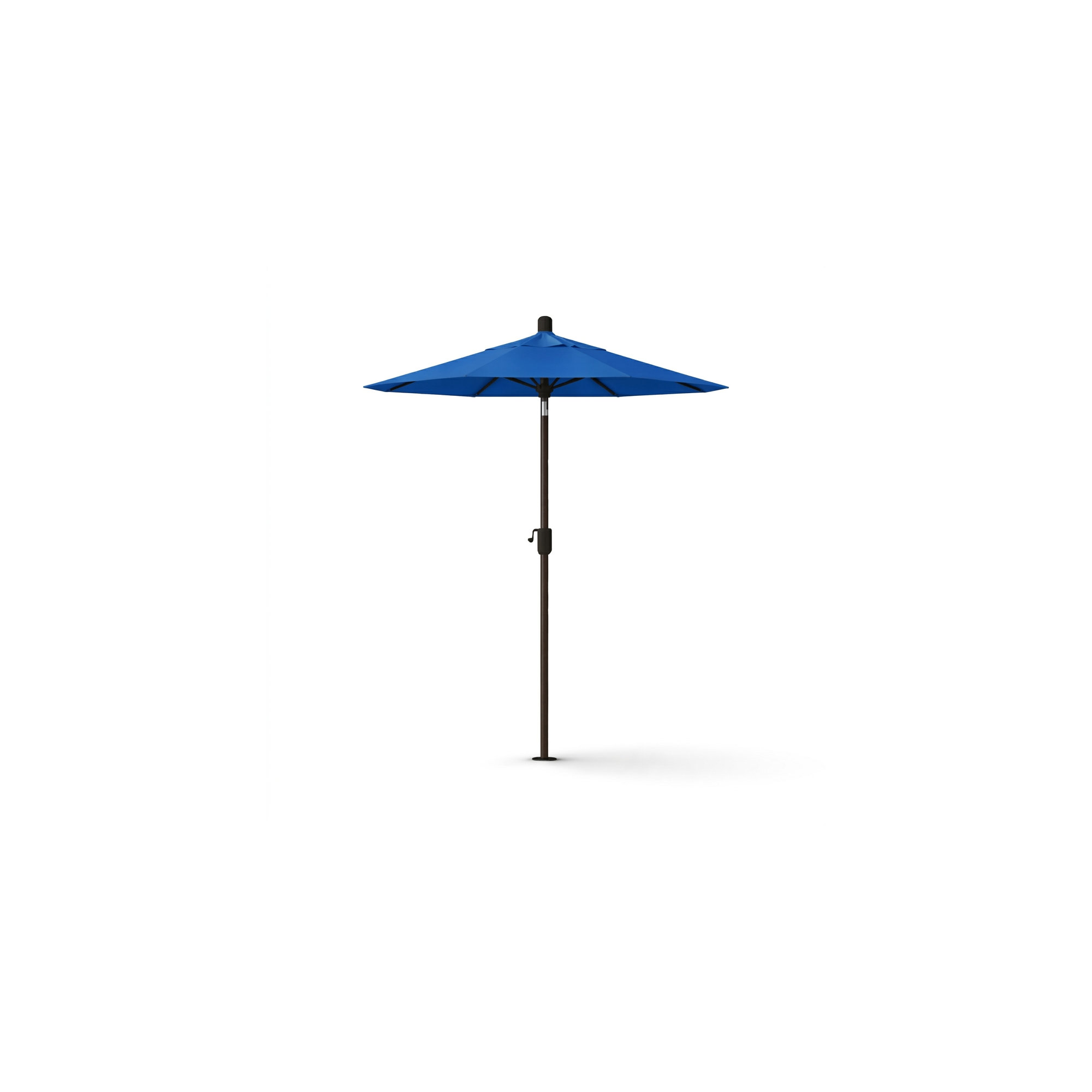 Natalie 74.5'' Outdoor Umbrella, Black Sapphire, Canvas Pacific Blue