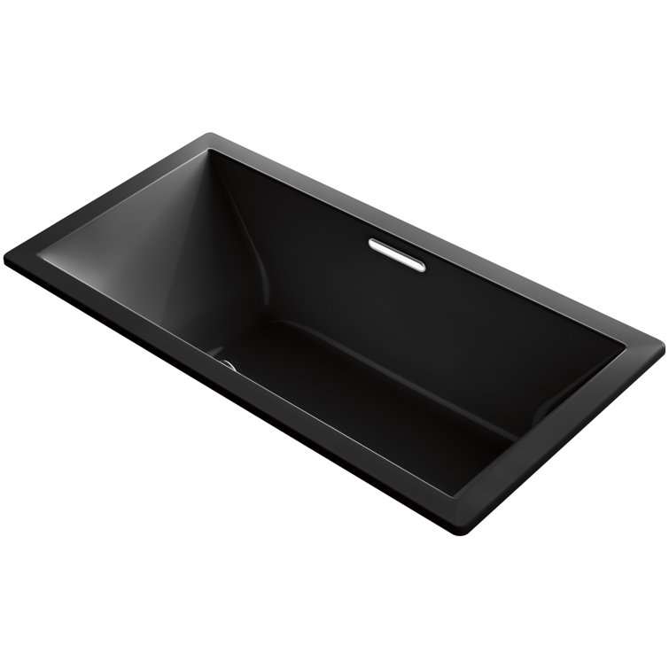 Underscore® 72" x 36" Drop In Soaking Acrylic Bathtub with Heater