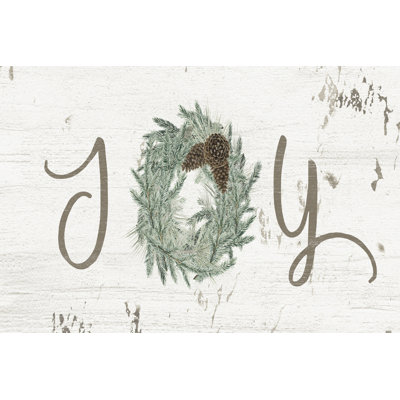 Wreath Sentiments II par Grace Popp - Art textuel sur toile tendue