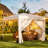 Portable Canopies & Gazebos(must Include Frame), Steel 10x10 Adjustable Shade